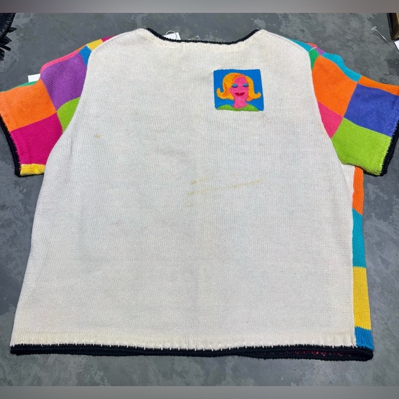 Vintage Michael Simon Pop Art Cardigan - Picture 3 of 7